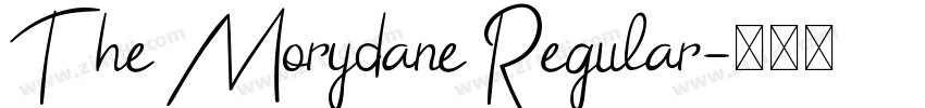 The Morydane Regular字体转换